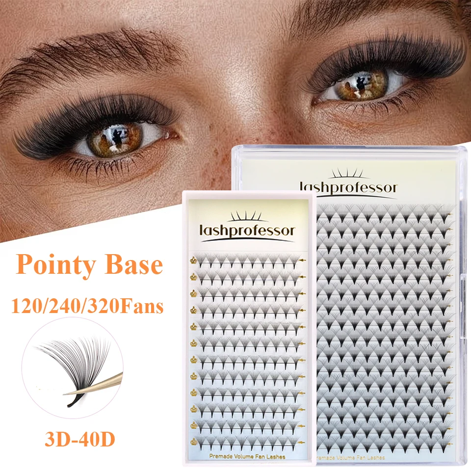 

Lashprofessor Premade Volume Fans Eyelash Extension 6D 8D 10D 30D 40D Individual Lashes Premade Russian Volume Fan Makeup Cilios
