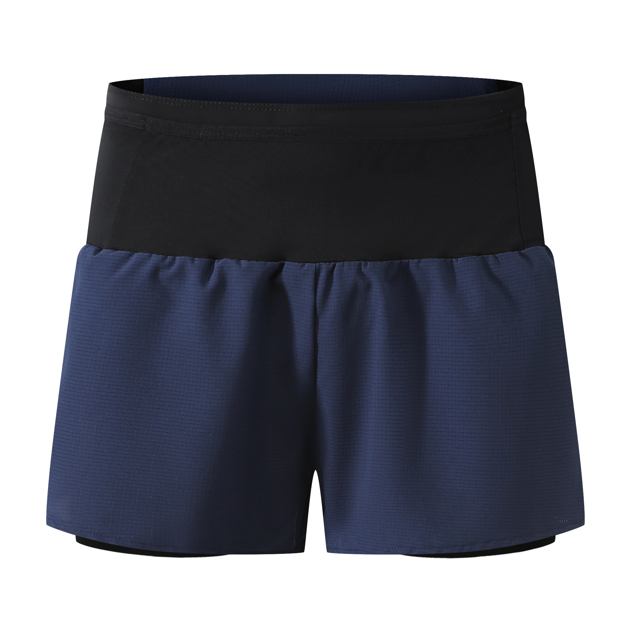 Herren 2-in-1 Marathon-Laufshorts mit Taschen für Outdoor-Sport, Training, Fitness, Wandern, Atmungsaktiv und Schnelltrocknend – Detail 5