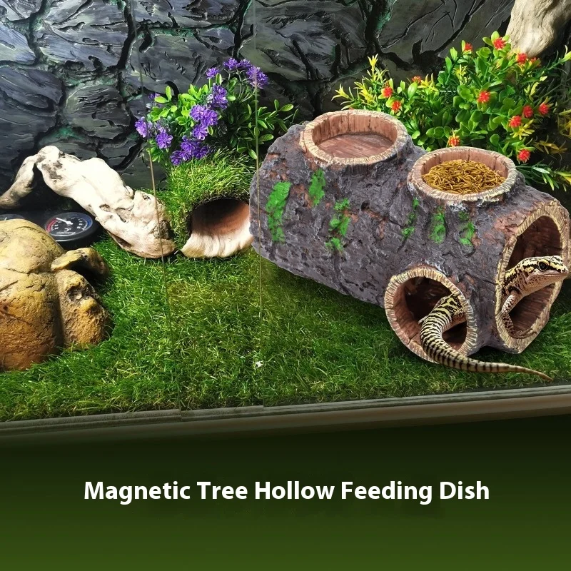

Climbing Pet Hideout True Tree Cave Platform Decoration for Geos Snakes Lizards Lacape Decoration Pet Supplies