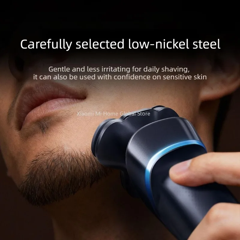 MIJIA Electric Shaver Pro Replacement Blade 360° Floating Head Dual Ring Lock Mijia Electric Shaver Pro Replacement Heads New view 5