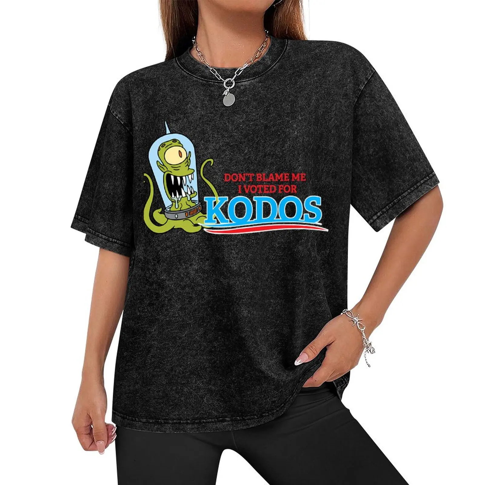 Don't Blame Me I Voted For Kodos T-Shirt anime plus size tops affliction shirts designer t shirt men