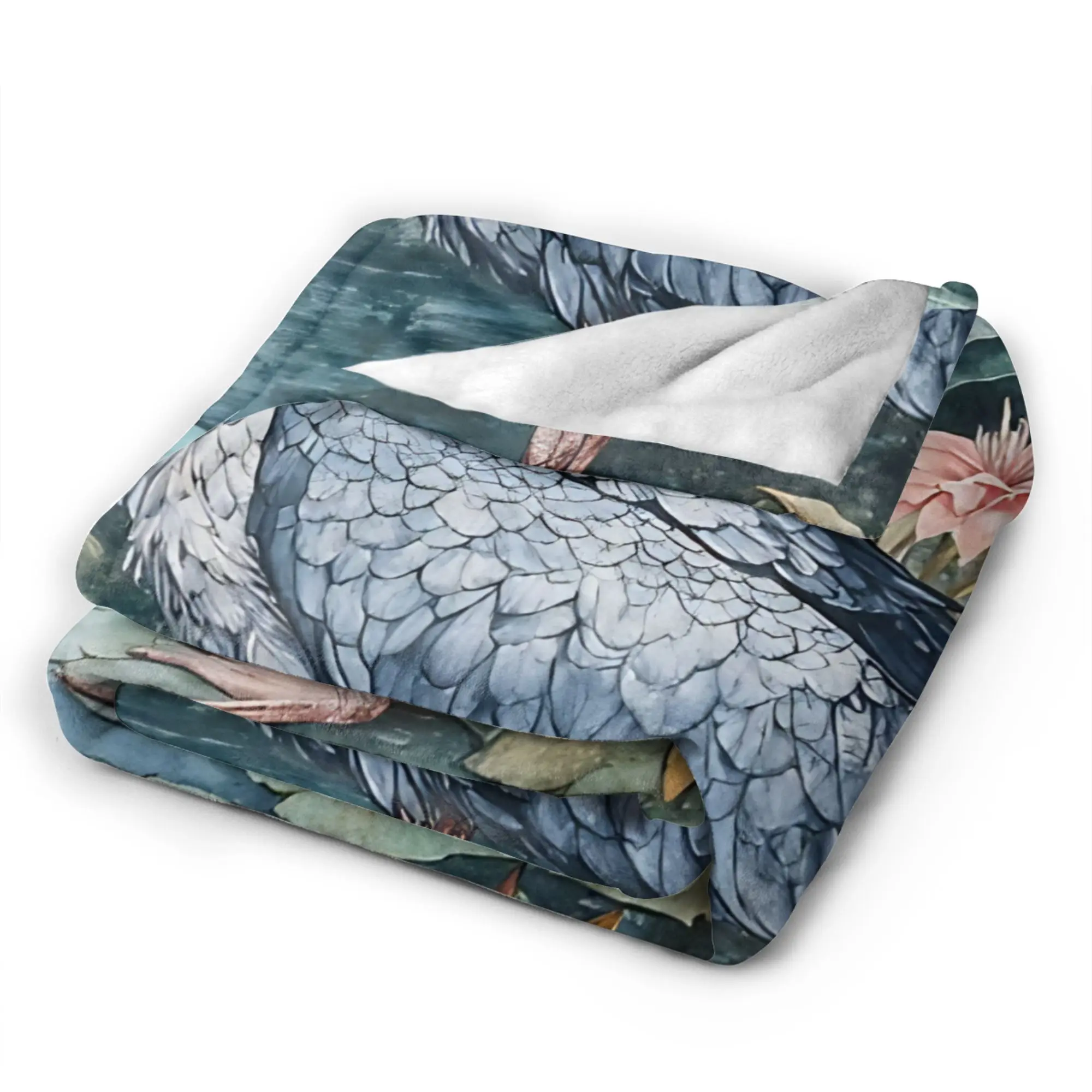 William Morris bird  Blanket  Warm Funny Plush Throw Blanket For Girls Boys Couch Chair Flannel Bedspread Bed Cover