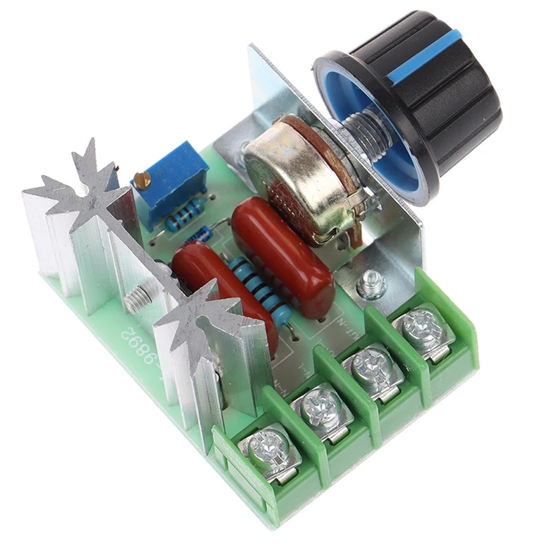 1Pc 50-220V 2000W Speed Controller Dimmers SCR Voltage Regulator Thermostat Tool