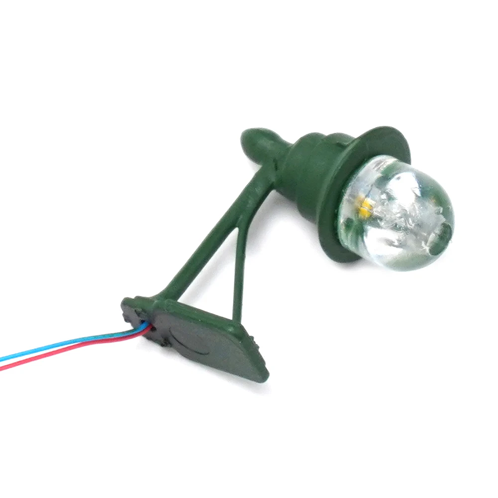 5pcs Wall Lights White/warm White HO Scale Railway Train Lamp Warm White 3V/12V LED Street Light Sand Table Model Garden Decor