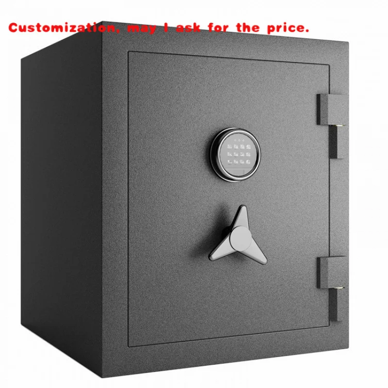 custom.Heavy-Duty Fire-Proof Home Office Safe with Fingerprint Lock Large Anti-Theft Safe Deposit Box Hotels