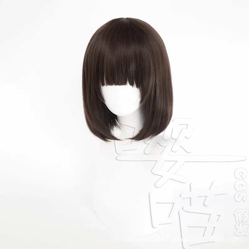 Anime Saekano: How To Raise A Boring Girlfriend Megumi Kato Cosplay Wig 30CM Brown Heat Resistant Synthetic Hair Role Play Wigs