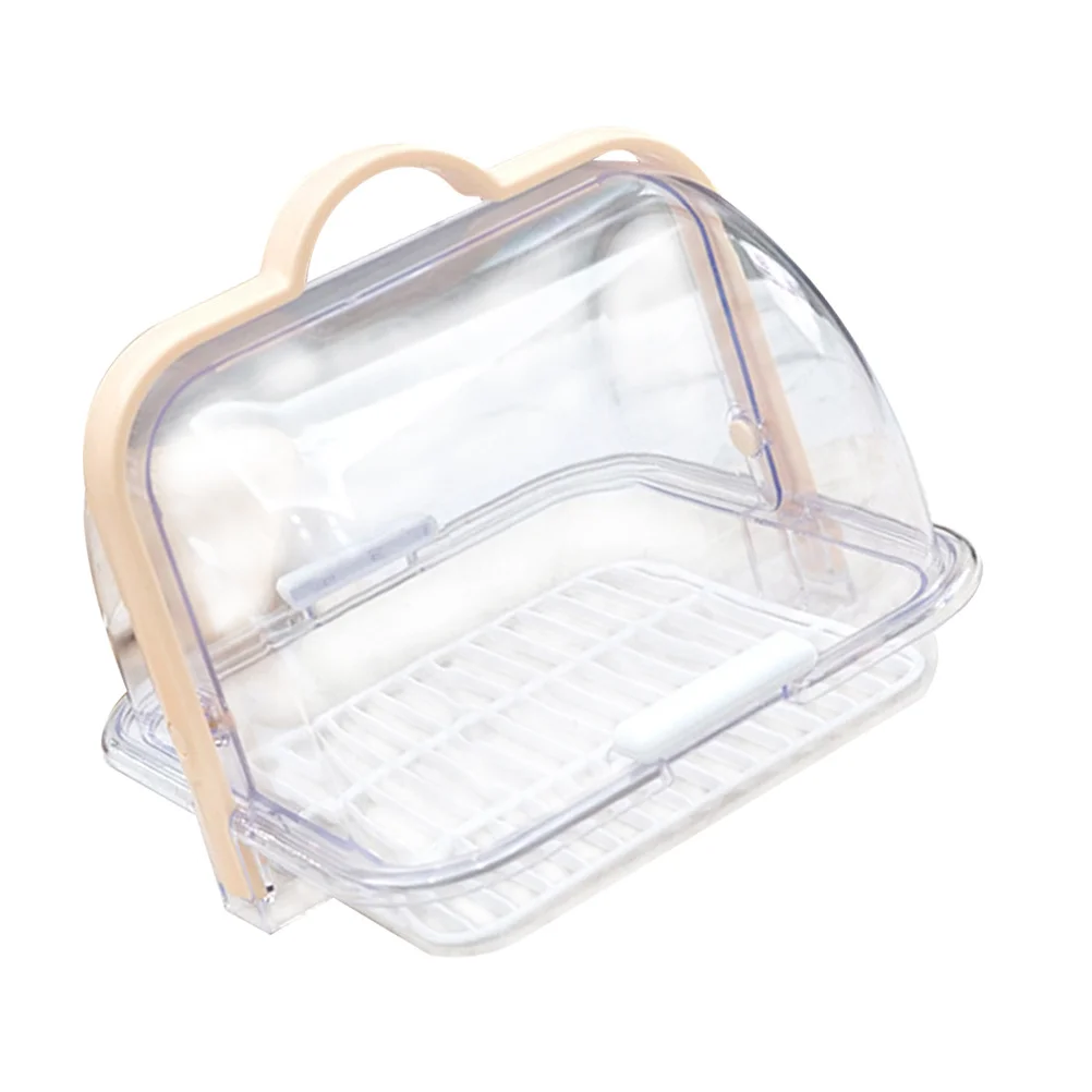 

1Pcs Baby Milk Bottle Drying Box Organizer Anti-Dust Storage Container for Nursing Bottles Pacifiers Cutlery Dinnerware
