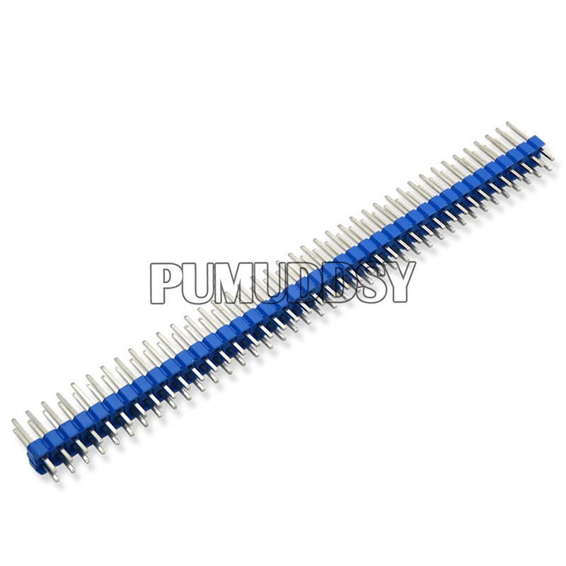 2.54MM 40Pin 1x40P 2x40P Male Pin Header Strip Single Row Male Breakable Pin Header Connector Strip For Arduino Red Black 10Pcs