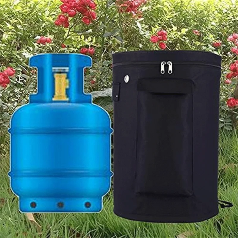 

Premium Fits Steel Propane Cylinder, Propane Tank Gastank Cover With Stable Tabletop Feature A