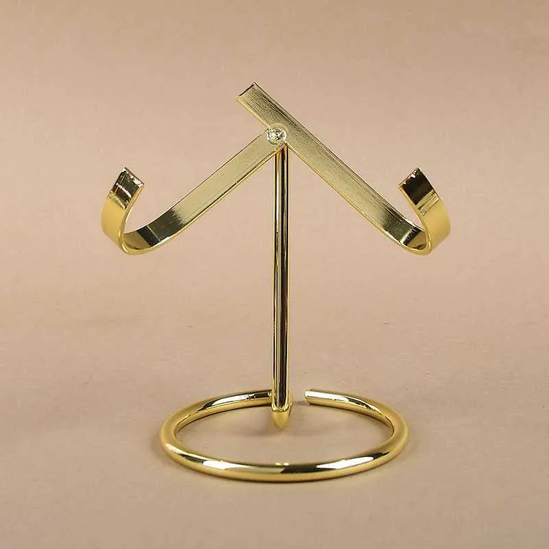 Natural crystal, rare stone, mineral crystal ball, heart-shaped metal display stand for home decoration