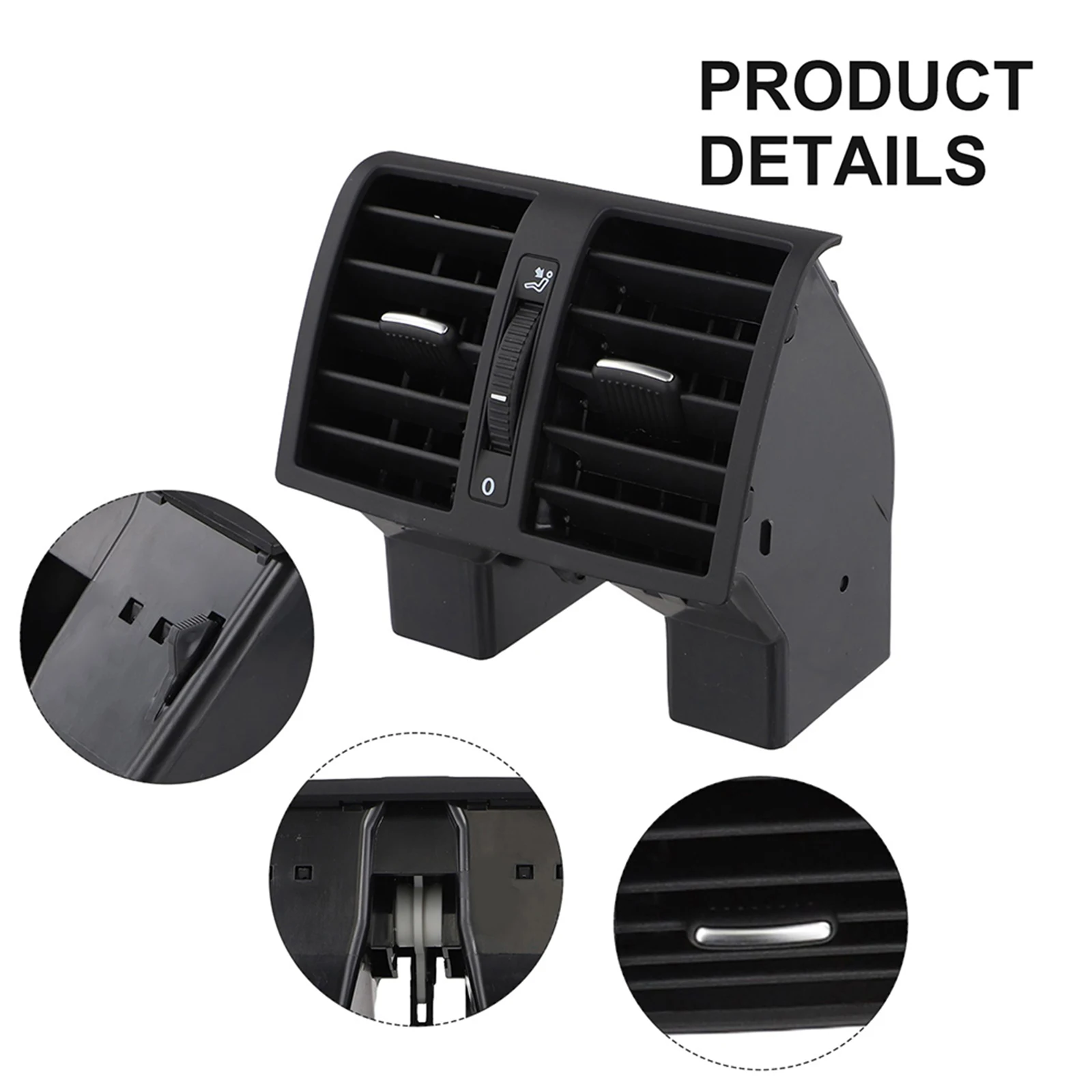 Vent Rear Air Vent Car Truck Parts Easy Installation Overhead Console Parts Perfect Match Air Conditioning Outlet