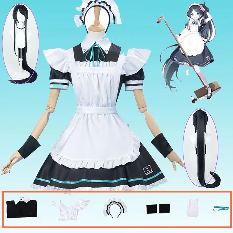 

Anime Tendou Arisu Cosplay Game Blue Archive Costume Girl Arisu Maid Lolita Dress Skirt Woman Kawaii Sexy Uniform Halloween Suit