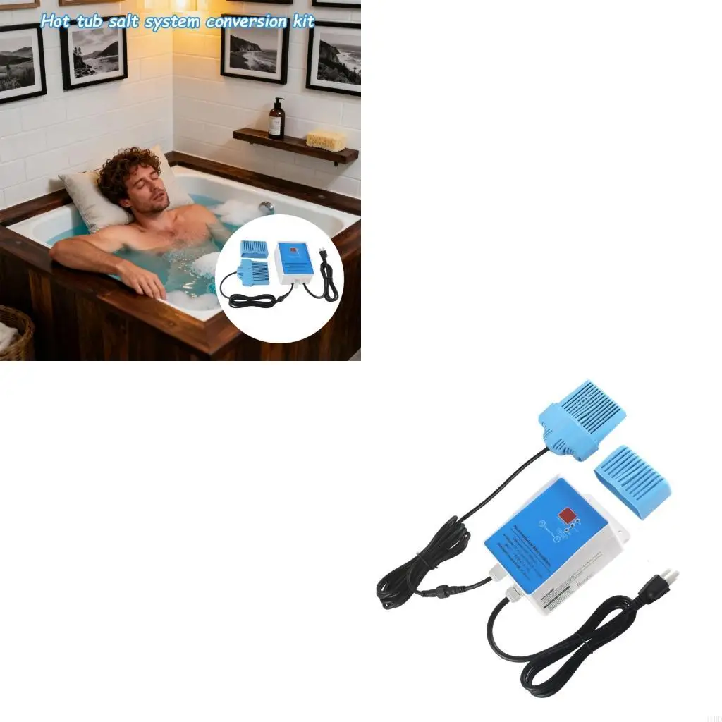 

Spa Salt Chlorine Generator With Controllers 120V To 5V Conversion Easyly Install For Home Bathtubs