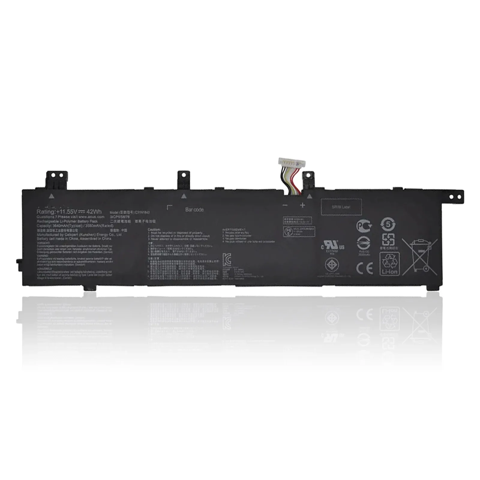 

Новейшая батарея C31N1843 для Asus VivoBook S14 S432FA S15 S532FA S532FL 42Wh