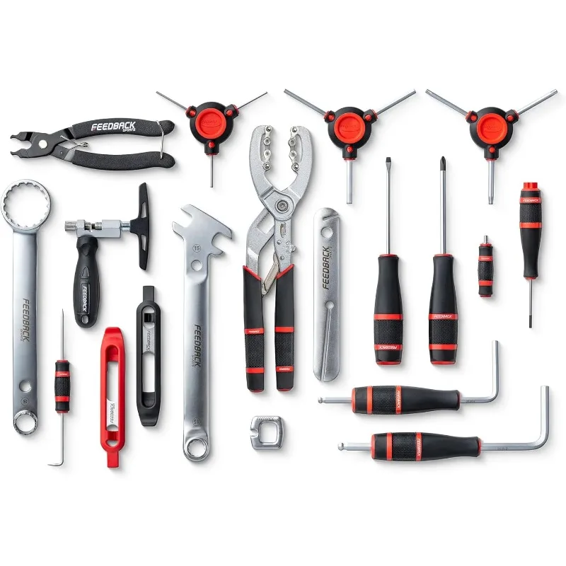 Bike Tool Kit,19 Bicycle tools / 25 functions,12.25 x 3 x 14.25 inches