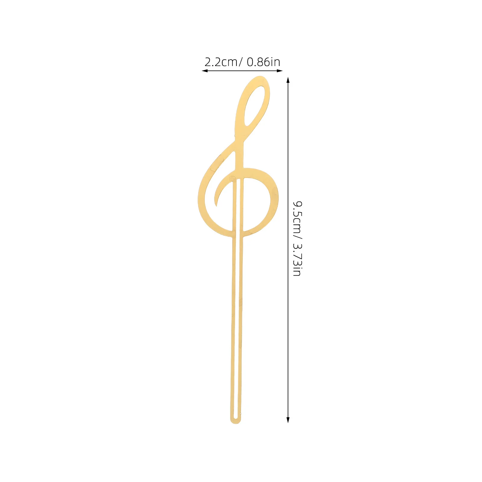 Marcapáginas de notas musicales huecas de Metal, diseño portátil, amantes de la música, estudiantes, premios en el aula, recuerdos de fiesta, encantador maestro de música