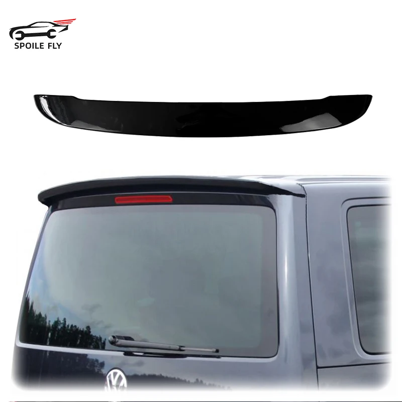 

For Volkswagen Transporter T6 & T6.1 2015-2019 High Quality ABS Car Rear Wing Sportline Tailgate Spoiler Glossy Black