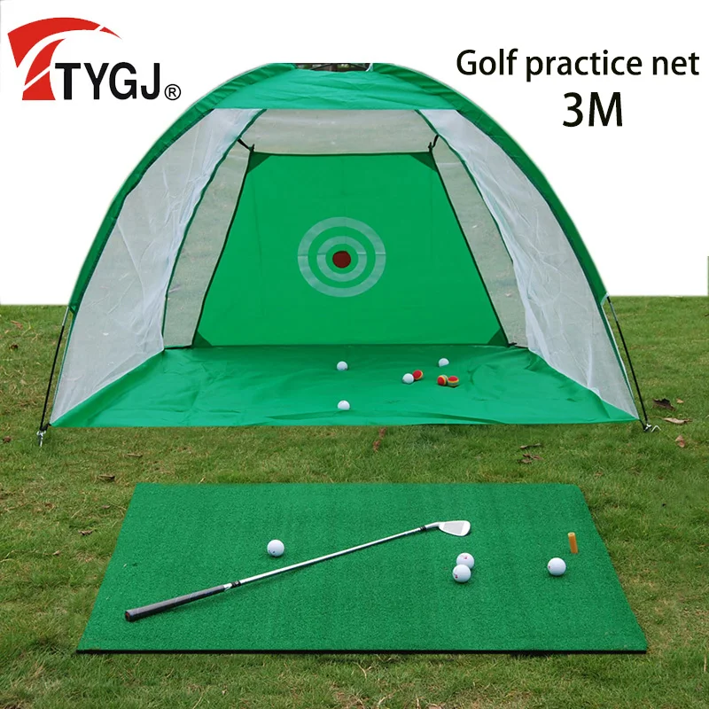 TTYGJ 1M/2M/3M Swing Practice Net Cutter Trainer Indoor Outdoor pieghevole tenda gabbia forniture da Golf accessori