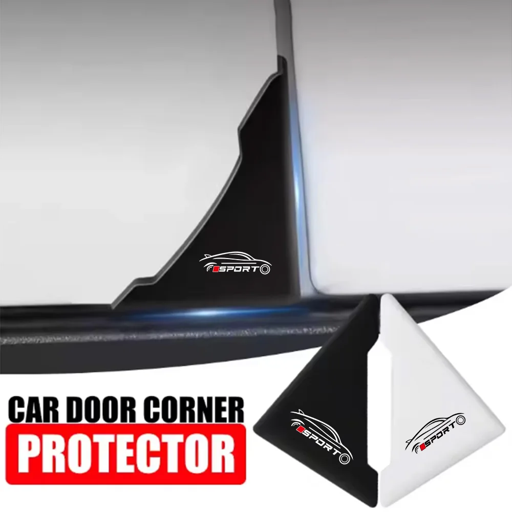 Car Door Corner Anti-Collision Sticker, Single Red Model, Protective Adhesive Strip for Car Door Edge, Anti-Scratch and Anti-Collision Protection Strip