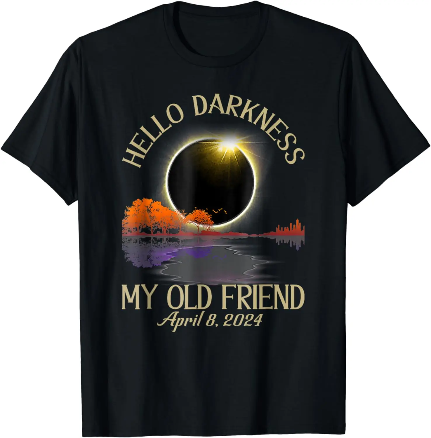 

2024 Total Solar Eclipse April 8 2024 Vintage T-Shirt