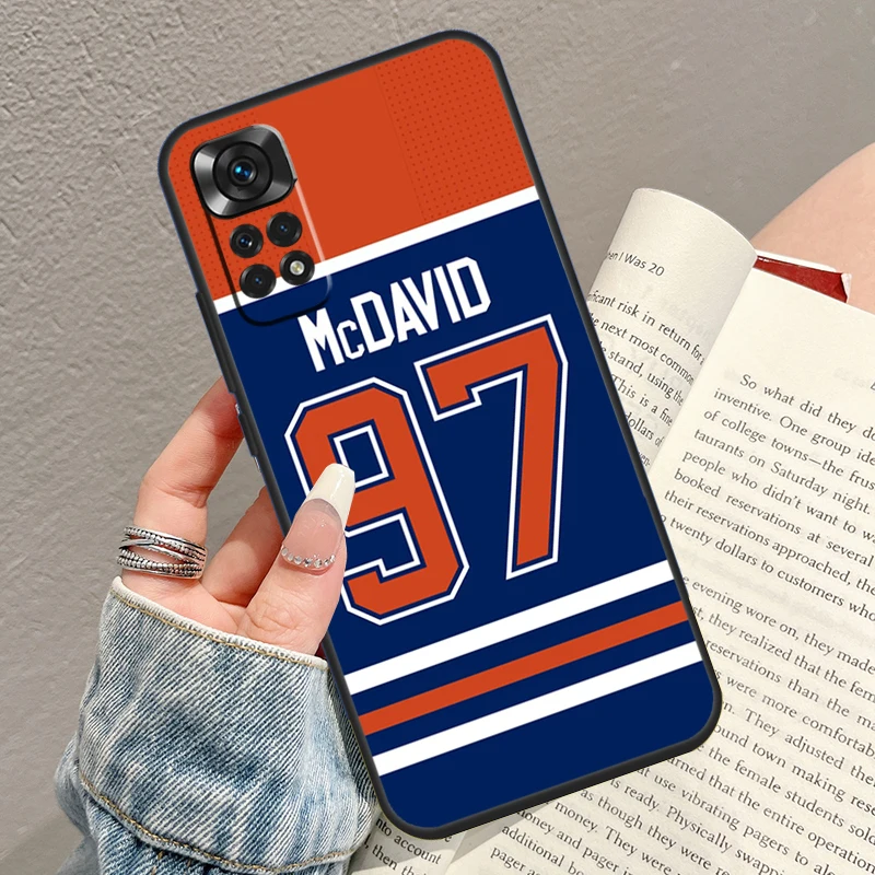 الهوكي 97 لينة قضية الهاتف ل Xiaomi Redmi ملاحظة 14 13 برو 9 10 11 12 10S 11S 12S 14C 13C 10C 12C غطاء