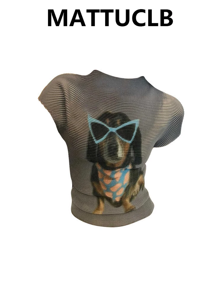 

Summer Women's Tide Punk Y2k Harajuku Crop Top Short Sleeve Cute Core T-Shirts American Retro Coquette Gyaru Tees High Street