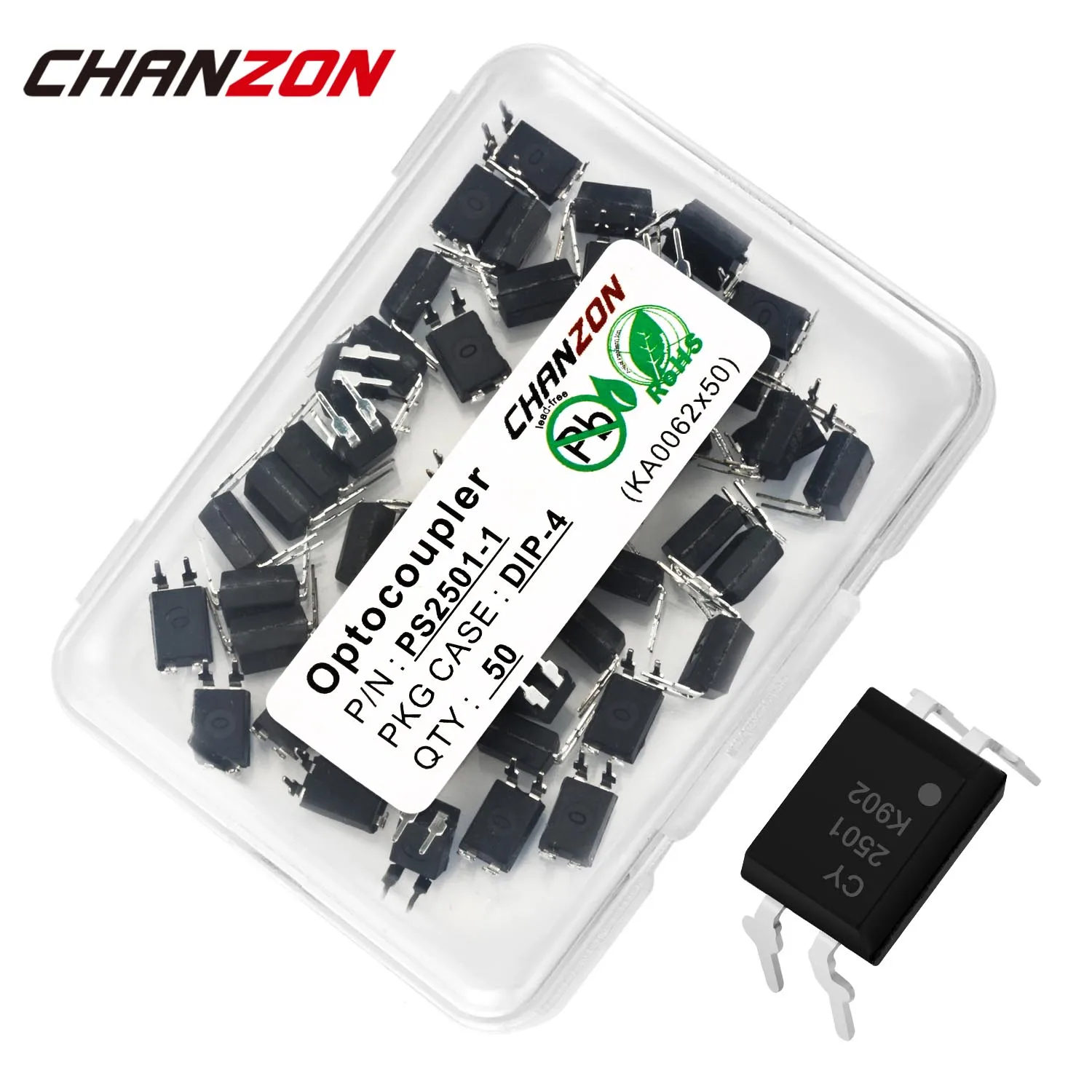 50PCS/LOT PS2501 2501 P2501 CYPS2501 DIP4 DIP Photoelectric Coupler Optocoupler Opto Triac Couple New and Original  IC Chanzon