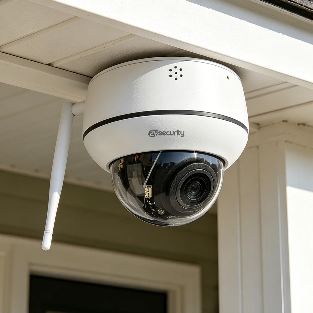 5MP 5X Optical Zoom Dome Wifi PTZ IP Camera Human Detection Auto Tracking Two-way Intercom CCTV Surveillance Cameras CamHipro