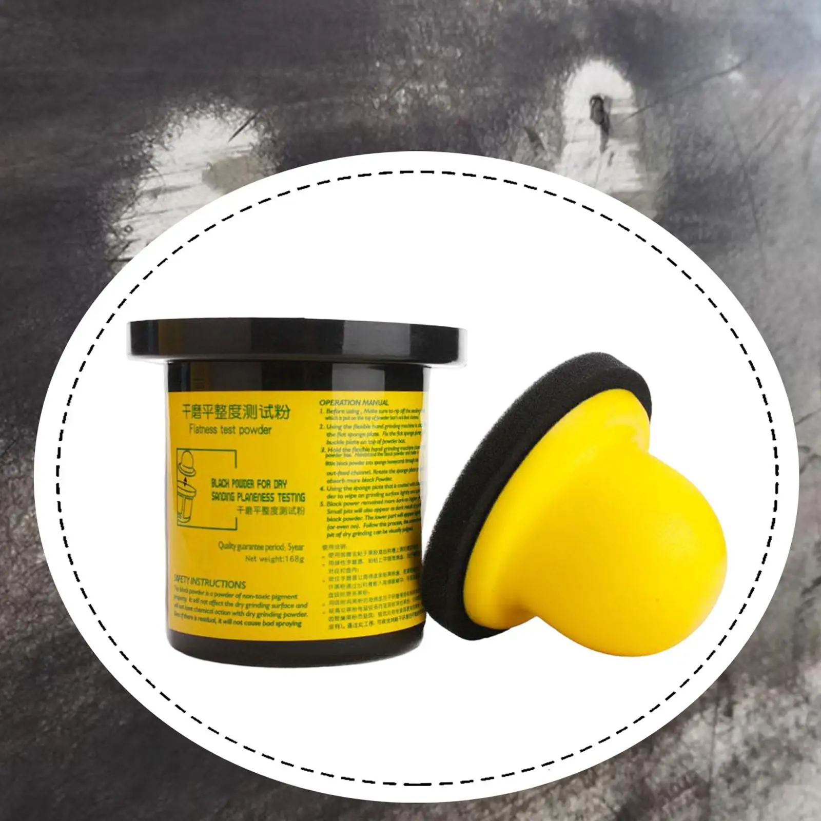 

Dry Guide Coat Applicating Easy Apply Supplies Portable Time Saving Highlights Scratches Dry Sanding Powder for Pinholes