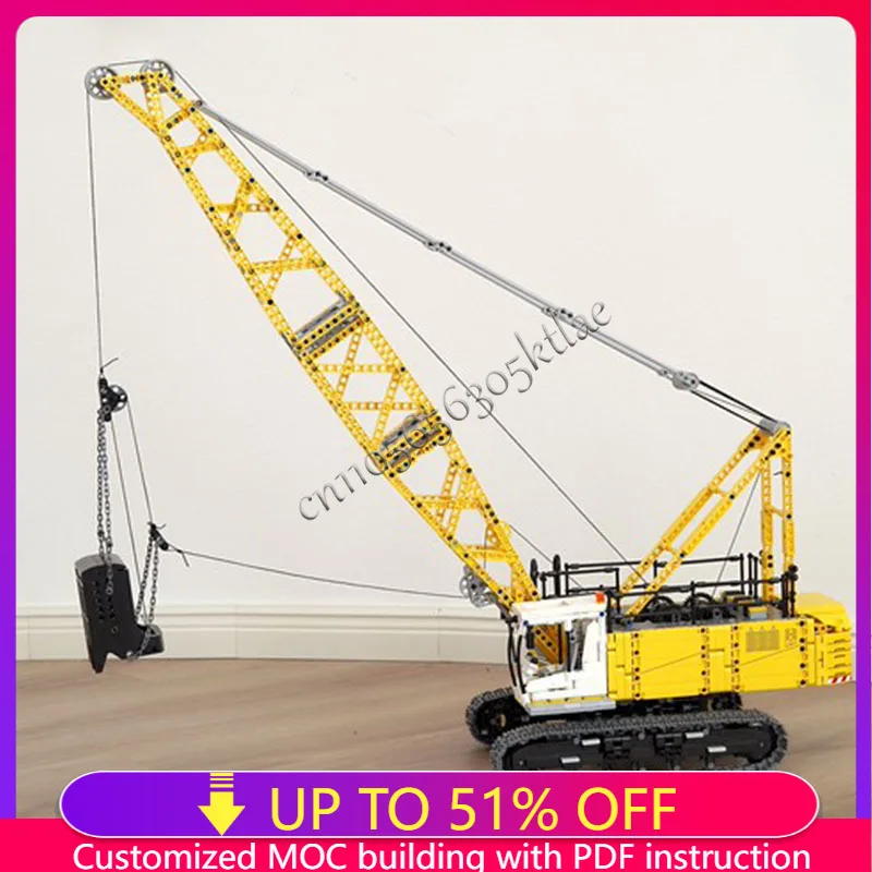 

NEW 2378PCS MOC 1:21 Scale City Engineering Dragline Excavator Model DIY Creative Ideas Technology childToy Assembly Puzzle Gift