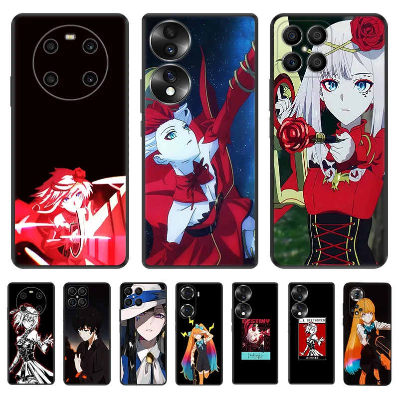 Black Soft Phone Case for Honor Magic5 Pro X7b X8b X9b X6 X7 X8 X9A X6a X8a 90 70 Takt op. Destiny Pixel 6 7 8 6a 7a 8a Cover