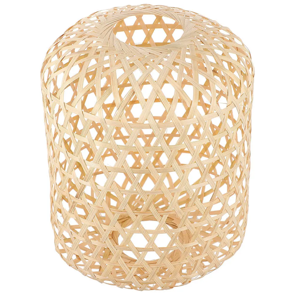 

Бамбуковый абажур, подвесной светильник ручной работы, потолочный светильник в сельском стиле, теплый декоративный абажур для домашнего бара, ресторана