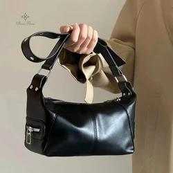 Women's Fashion Underarm Shoulder Bags New Trend Y2k Vintage Gothic Casual Messenger Crossbody Bag Individuality Simple Handbags