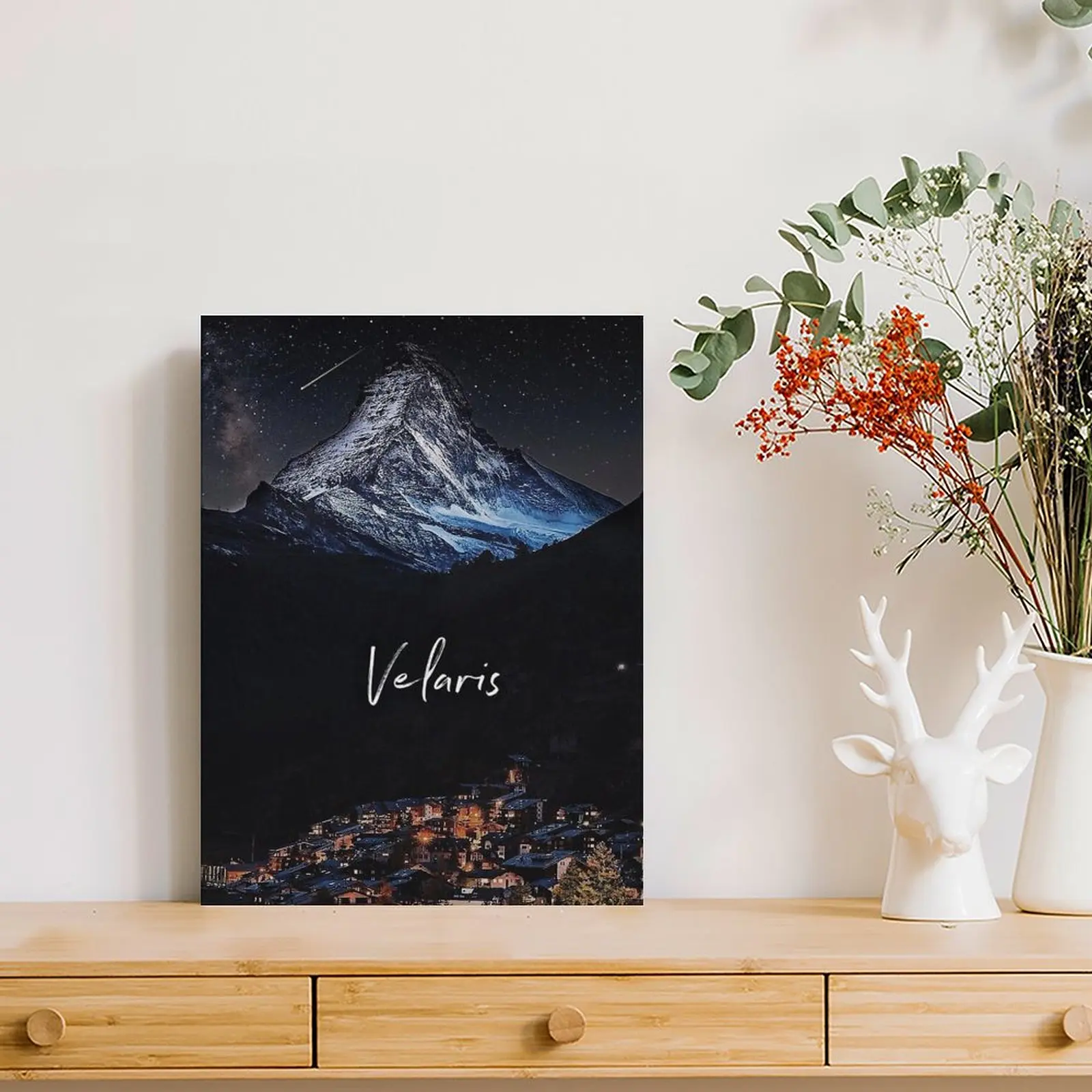 Velaris من Acotar SJM مدينة ضوء النجوم ACOMAF حائط لوح رسم ديكور المرآب الديكور مصمم مؤطرة لوحات حائط