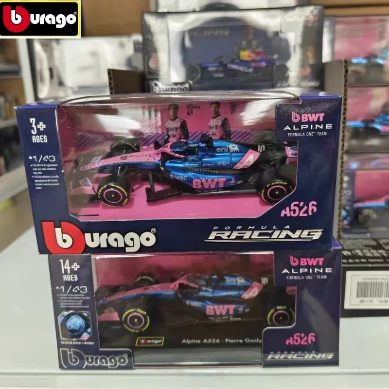 new-bburago-1-43-2026-alpine-f1-a526-car-model-formula-racing-static-simulation-diecast-vehicles-toy-10-gasly-43-colapinto-toy