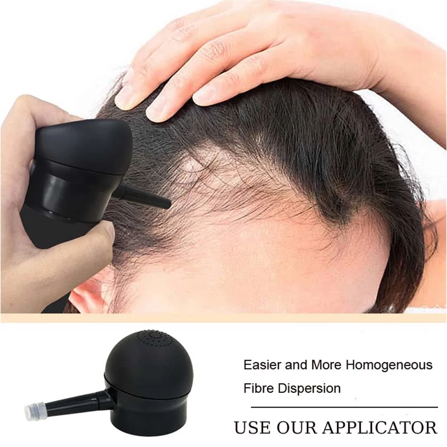 Nozzle Spray Applicator Pump Tool and Easy Usage Hair Building Fiber Powder New Package for 27.5g Bottle