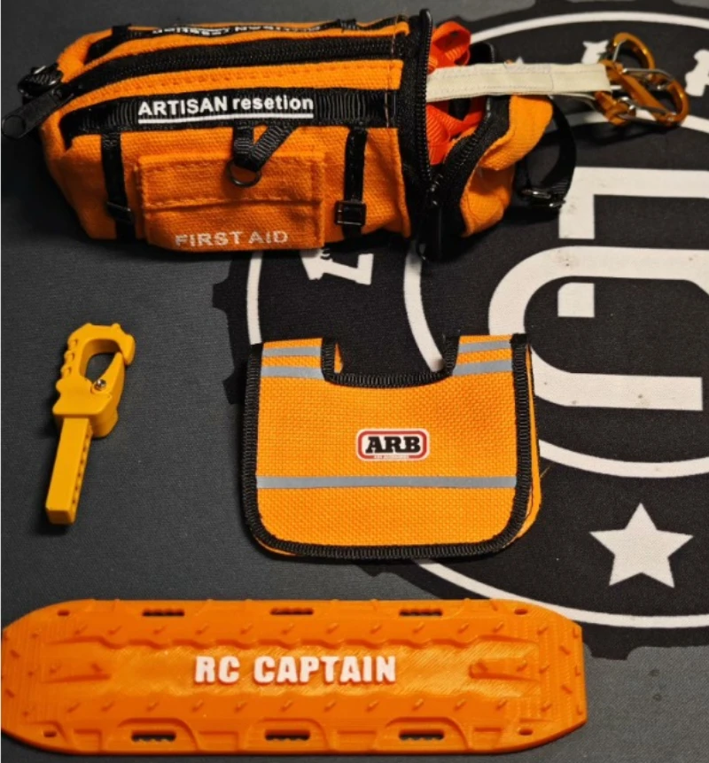 จําลองหนีแผ่น Tow Hook ชุดกู้ภัยตกแต่งสําหรับ 1/10 1/8 RC Crawler รถ TRX6 RC4WD D90 AXIAL SCX10 TRX4 MK07 ถัง 300