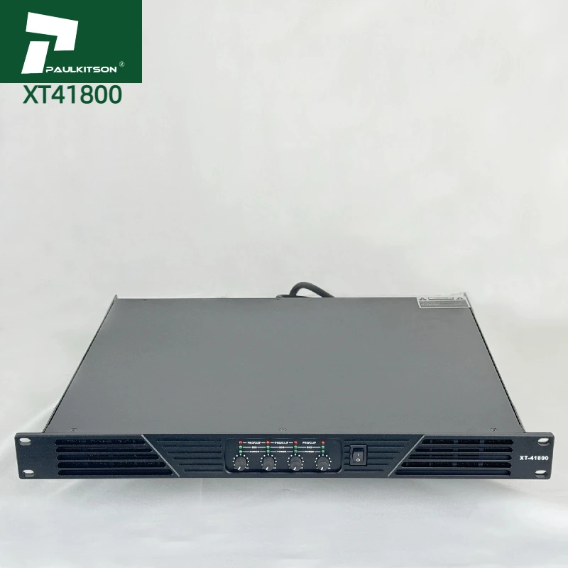 Professional Class D Power Amplifier 4X1800W Audio Power 4 Channels Audio Amplifier
