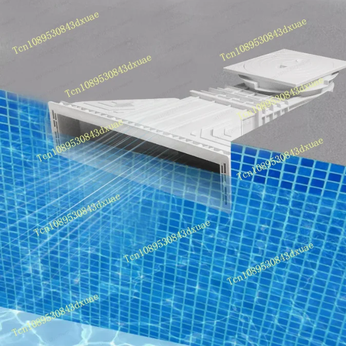 Surface swimming pool slag skimmer wide mouth leaf impurity collector swimming pool water treatment equipment