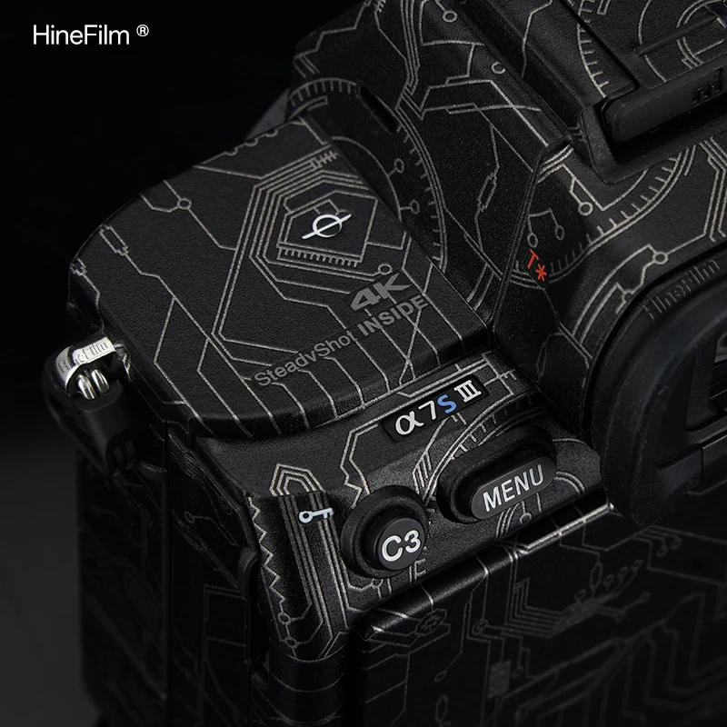 Hinefilm Skin für Sony A7S3 Kamera-Aufkleber A7SIII Dekorfolie für Sony ILCE-7S3 Kamera Schutzfolie ILCE-7SM3 Skin – Detail 19
