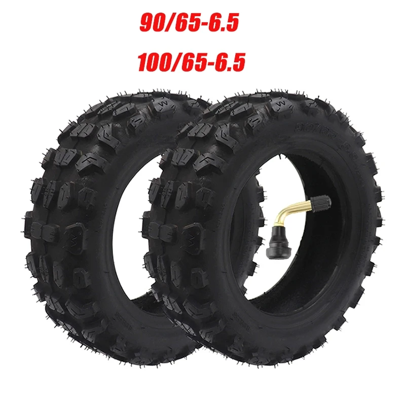 

11Inch 90/65-6.5 Tubeless Tire 100-65-6.5 Thicken Off-road Inflatable Tyre + Air Valve For Dualtron Thunder Plus Zero 11X Wheels