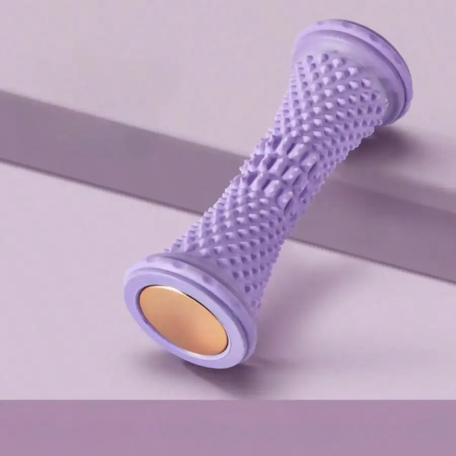 1 Foot Massage Roller with Speed Control-deep Tissue Massage Rough Surface, Medium Stiffness, Manual Operation