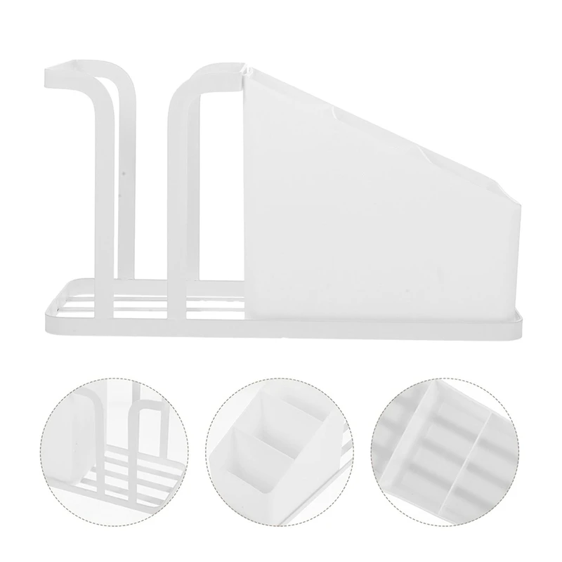 컵 및 뚜껑 거치대, 조절 가능한 커피 컵 거치대 정리함, 3 칸 일회용 컵 디펜서, 커피 포드 포함