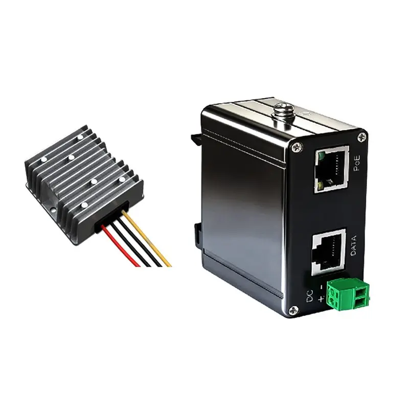 A23F-For Starlink Gen2/Gen3 2.5G Gigabit POE Injector 44-57Vdc Input POE Output MAX 150W 2.5G Industrial Poe Injector