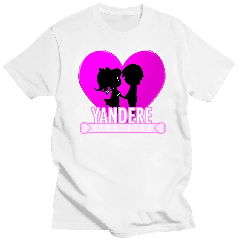 Men Short sleeve tshirt Yandere Simulator   Yandere Love Print Unisex T Shirt Women t-shirt