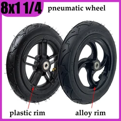 8x1 1/4 Pneumatic Wheel for A-bike Folding Electric Scooter E-twow Replace Inner Tube Outer Tire Accessories