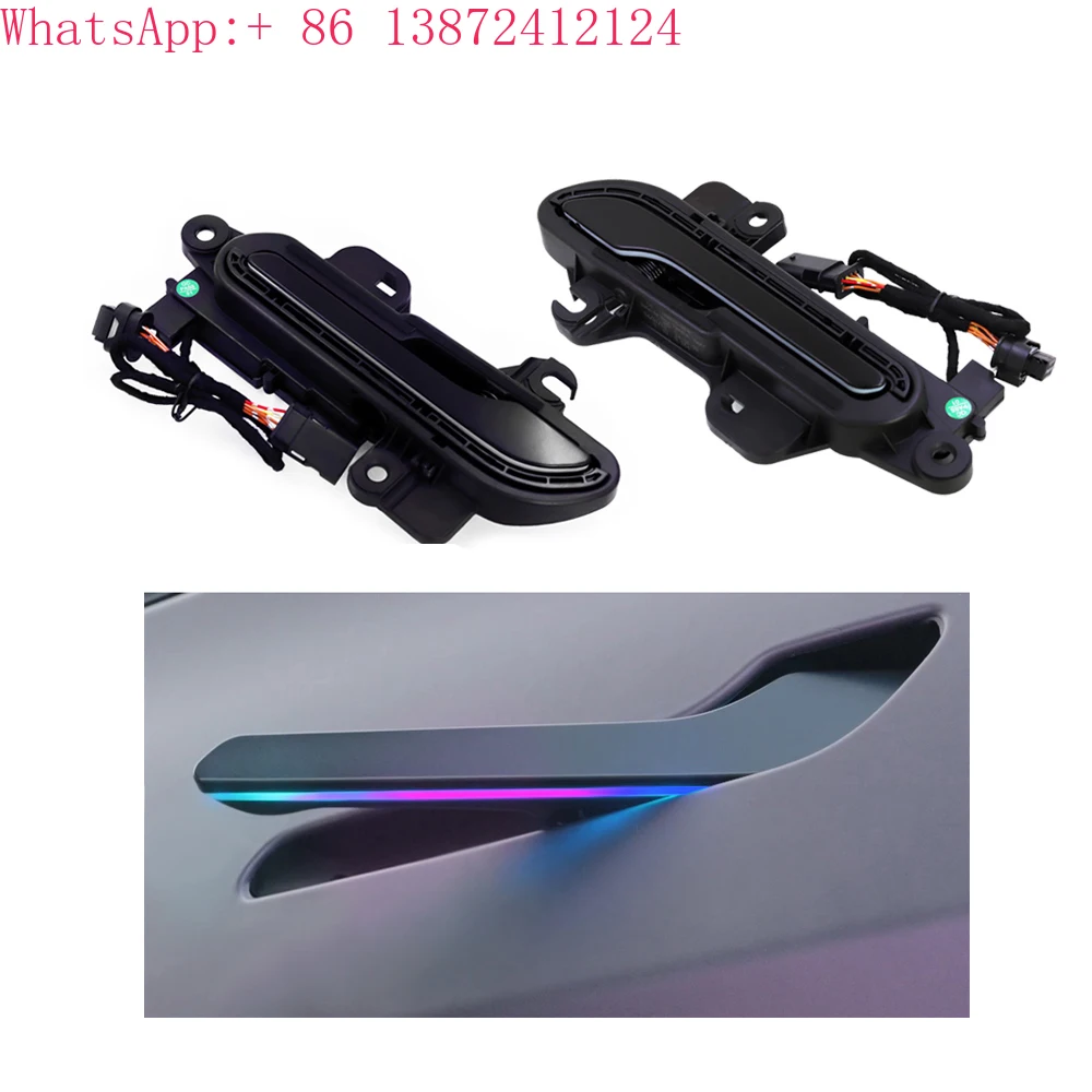 

forVjoycar Auto Electric RGB 6th Wireless Door Handle for Tesla Model Y Smart Door Handles Model 3 Highland Modified Accessories