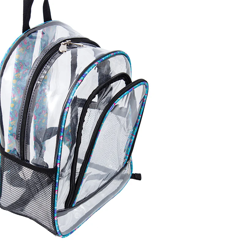 PVC Backpack, Large Capacity Women\'s Backpack, Children\'s Backpack Organizer Bag, Transparent Bag, Waterproof and Stain Resistan