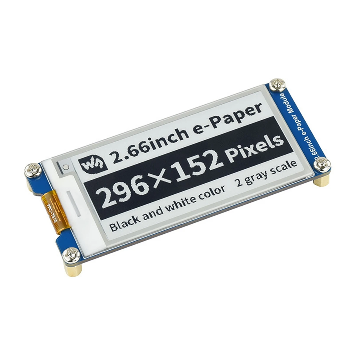 

Suitable for Raspberry Pi 2.66 Inch E-Paper E-Ink Screen Module