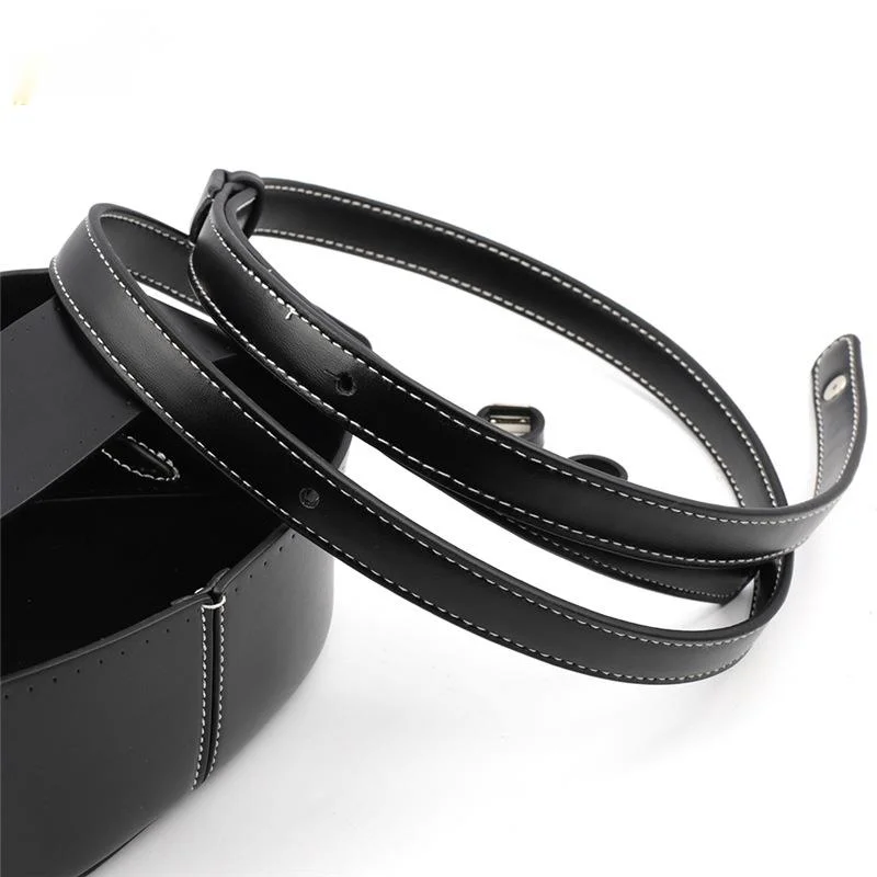 1 Set Handmade Handbag Shoulder Strap Woven Bag Set Leather Bag Bottoms With Hardware Accessories For Diy Bag Backpack